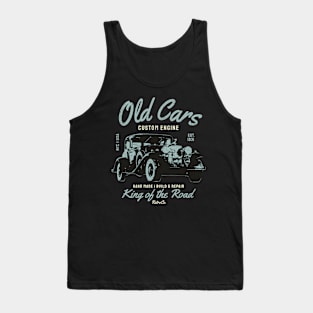 Old Cars Classic Car Vintage Sportscar Tank Top